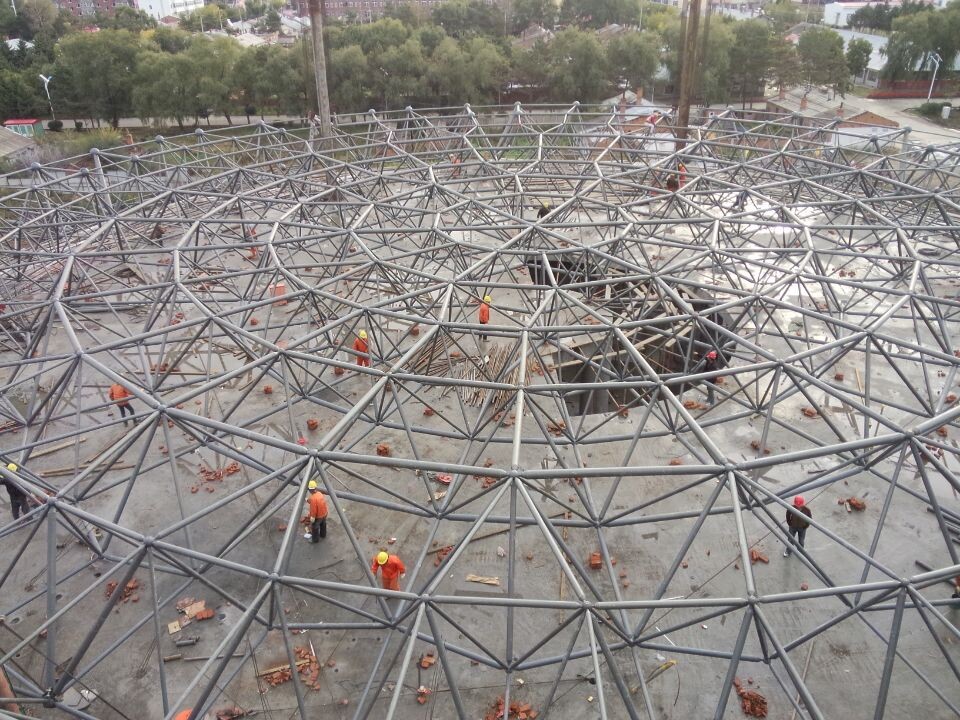 鞍山全民健身中心网架